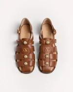 Valentino Vlogo Signature Calfskin Fisherman Sandal 20Mm - Image 5